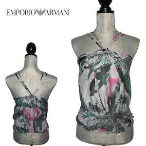 EMPORIO ARMANI Halter Neckline Top/Cami Size 36